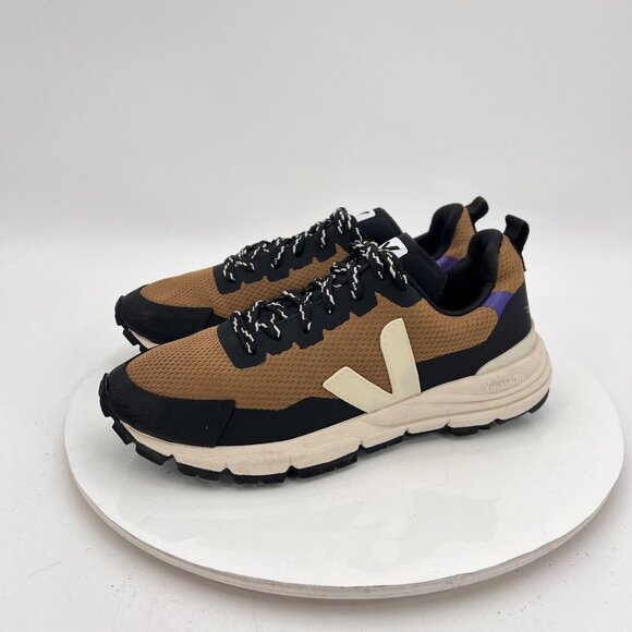 Veja Shoes - Veja Dekkan Alveomesh Women Size 5 Brown Black White V Logo Vibram Hiking Shoes